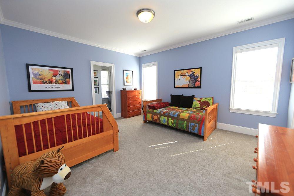 8215 Ortin Lane Raleigh, NC 27612 - Photo 21 of 29 Enormous Third Bedroom with enormous Walk-in Closet!
