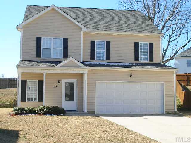 3633 Rendition Street Raleigh, NC 27610 - Photo 1 of 17 a front view of house with yard