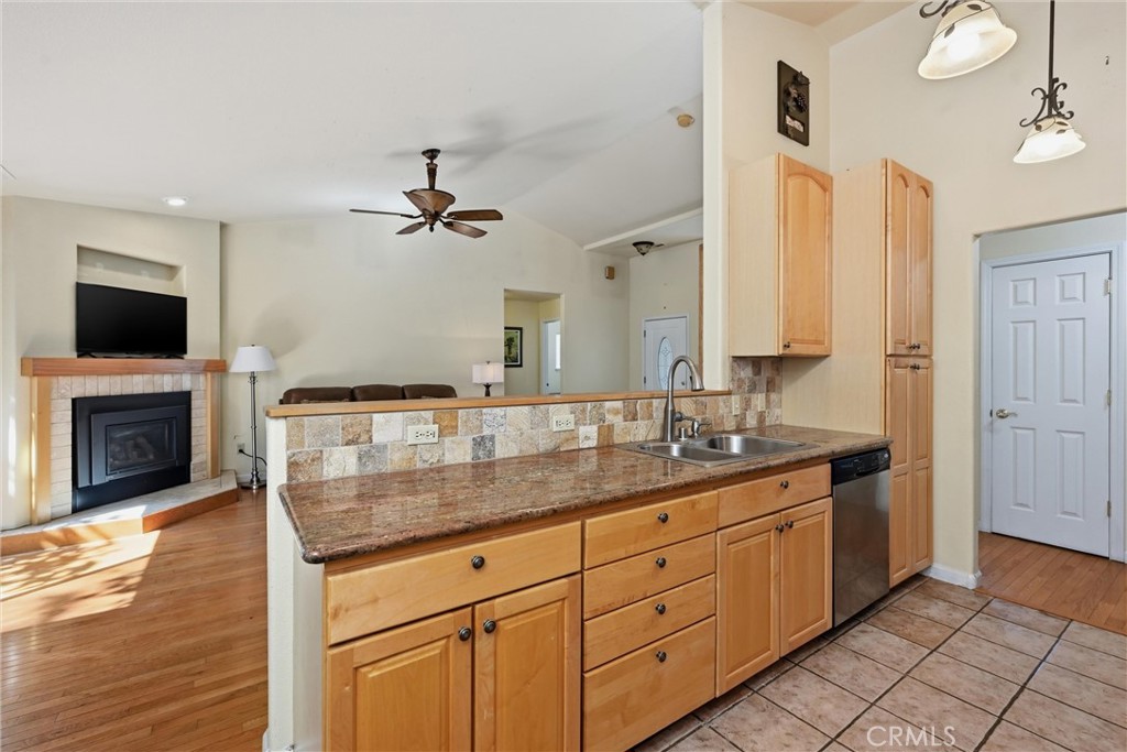 18846 Horseshoe Road Hidden Valley Lake, CA 95467 - Photo 11 of 31 a hallway with sink and mirror