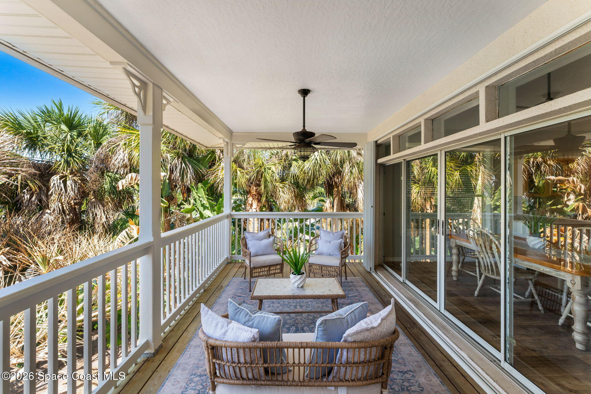 301 7th Avenue Indialantic, FL 32903 - Photo 20 of 58 Living Room Balcony
