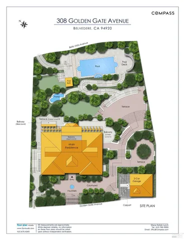 $8,997,000 | 308 Golden Gate Avenue, Belvedere, CA 94920