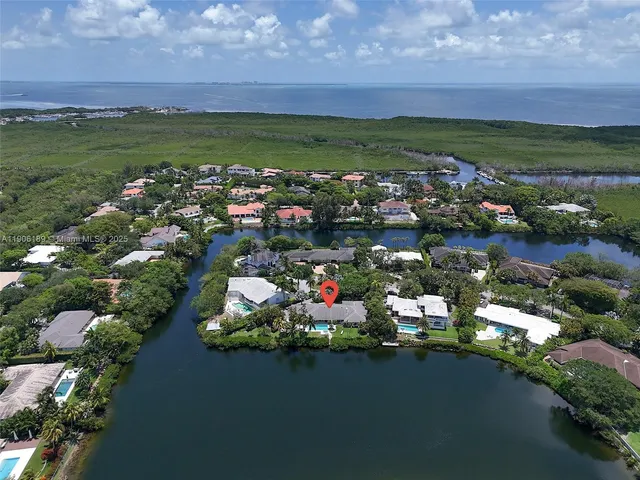 a view of a city with ocean view