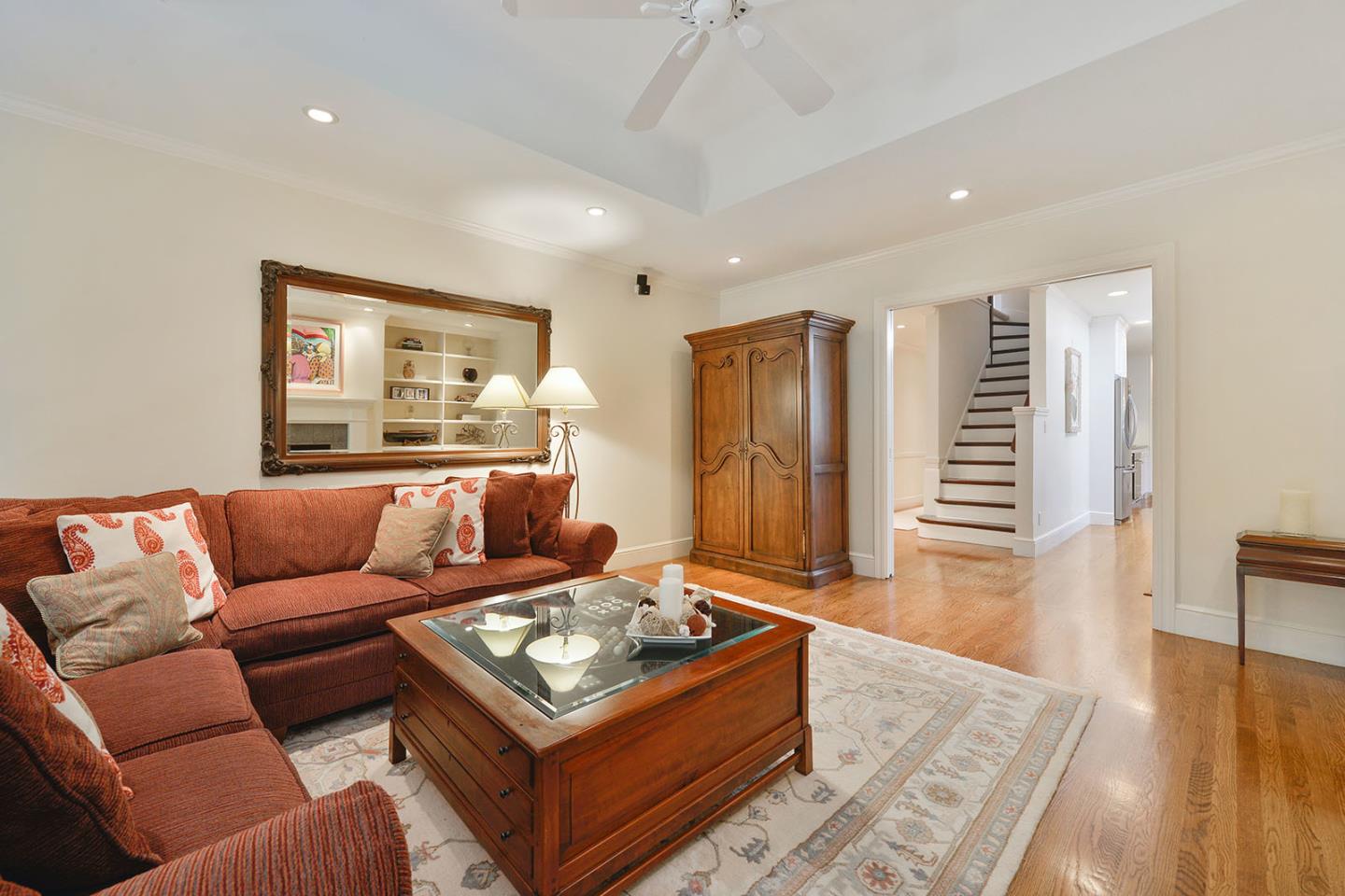 181 Warren Road San Mateo, CA 94401 - Photo 28 of 49 a living room with furniture and wooden floor