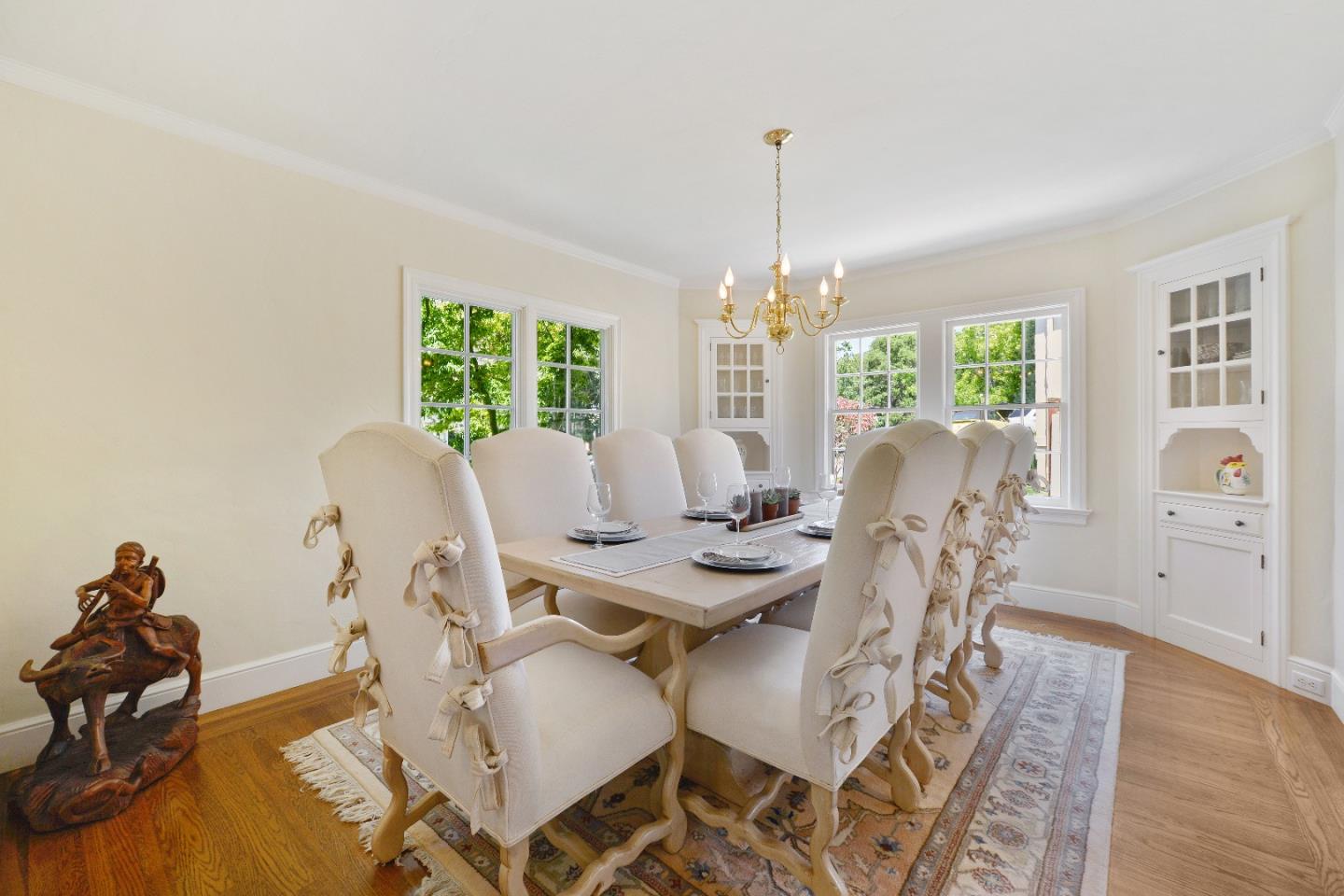 181 Warren Road San Mateo, CA 94401 - Photo 10 of 49 a view of a dining room with furniture window and outside view