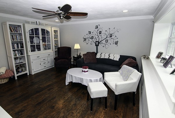 16 Radcliffe Road, Unit LEFT Billerica, MA 01821 - Photo 3 of 12 a view of a dining room with furniture and wooden floor