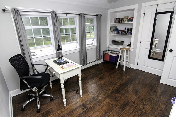 16 Radcliffe Road, Unit LEFT Billerica, MA 01821 - Photo 7 of 12 a workspace with furniture hardwood and a window