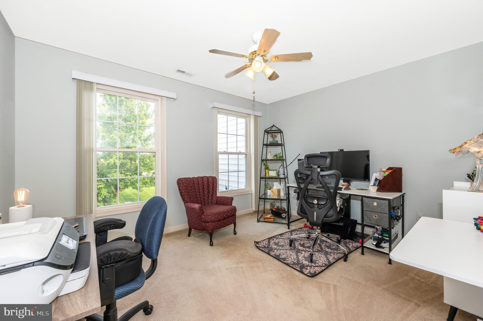 1280 St Michaels Road Mount Airy, MD 21771 - Photo 20 of 43 a view of a workspace with furniture and a window