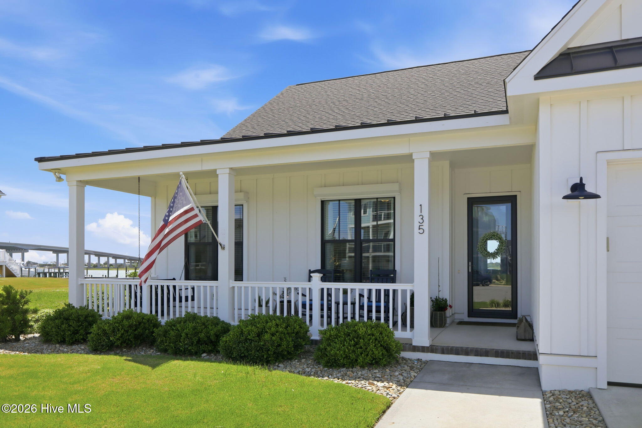 135 Gallants Point Road Beaufort, NC 28516 - Photo 48 of 68 Covered Front Porch