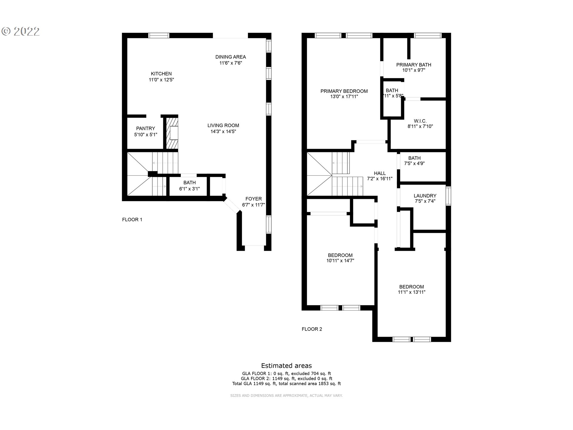 4288 Southwest Redfern Avenue Gresham, OR 97080 - Photo 32 of 32 a picture of a floor plan