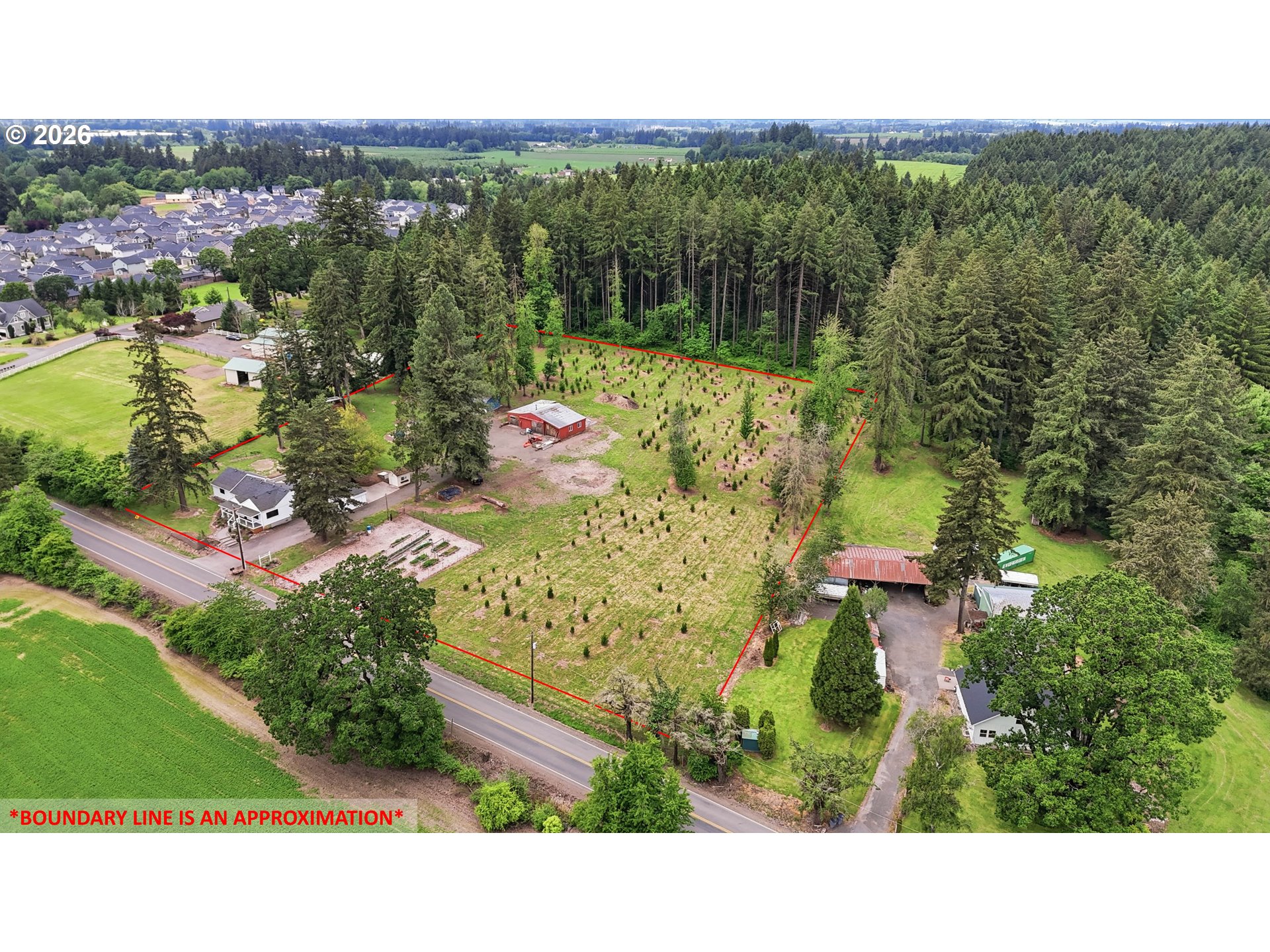 5801 Northeast Abbey Road Carlton, OR 97111 - Photo 44 of 48 Drone View/UAV