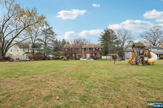 a view of a street with houses