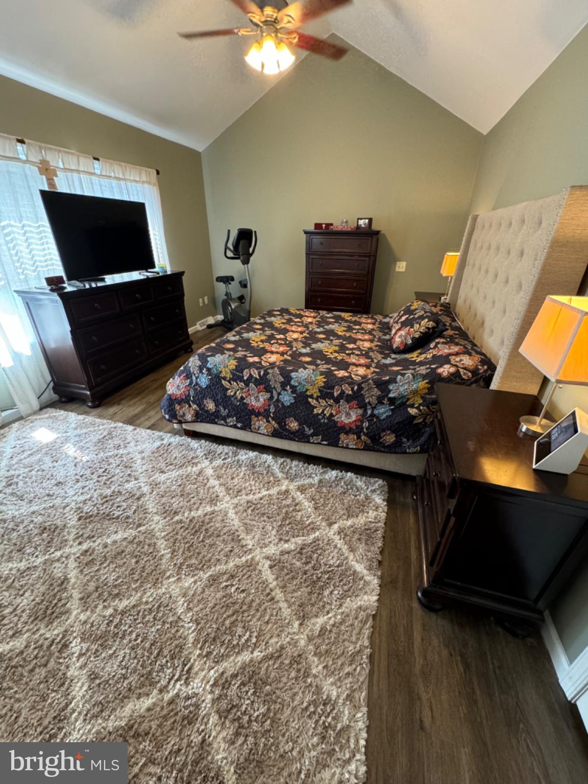 855 South Spring Road Vineland, NJ 08361 - Photo 28 of 46 a bedroom with a bed and a flat screen tv