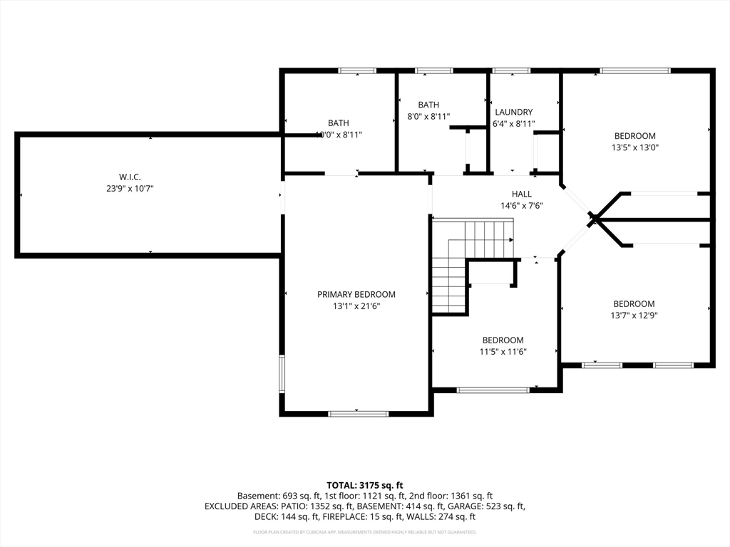 5 Greenbriar Lane Bellingham, MA 02019 - Photo 25 of 26 a picture of a floor plan