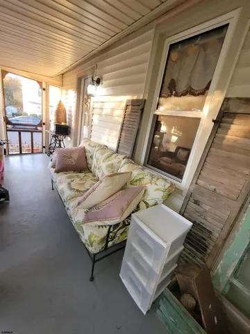 a outdoor space with furniture