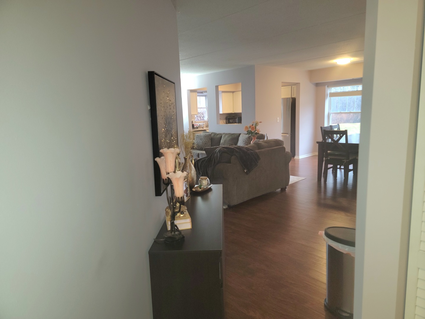 237 North Mill Road, Unit 3 Addison, IL 60101 - Photo 18 of 23 a living room with furniture and a wooden floor