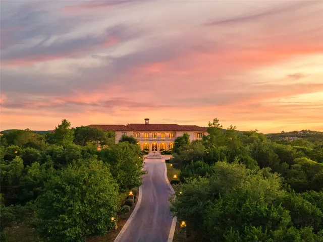 a view of a city with lots of trees
