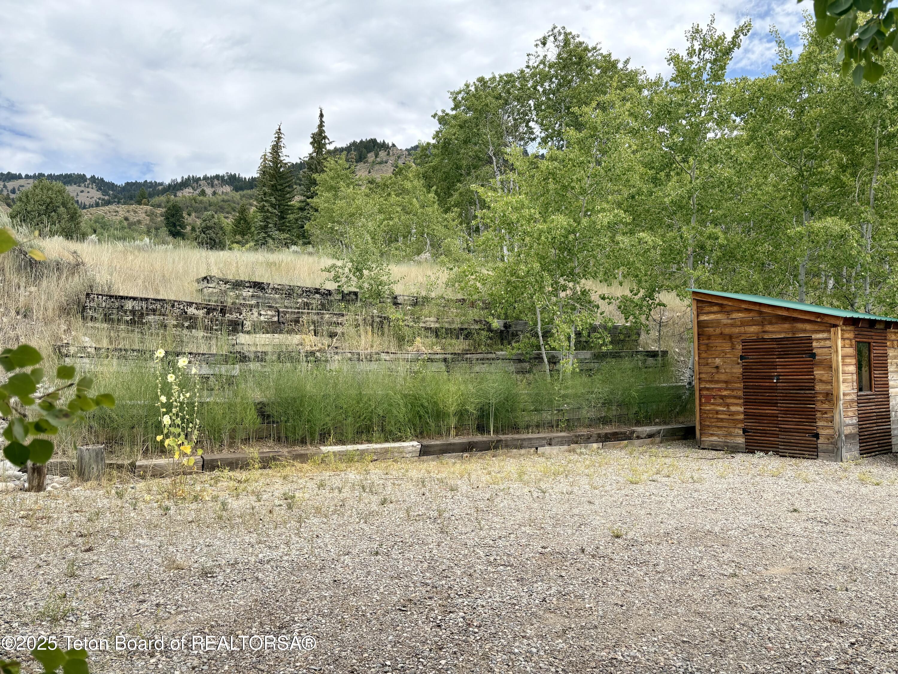 189 Choke Cherry Lane Irwin, ID 83428 - Photo 57 of 64 Terraced Garden & Garden Shed