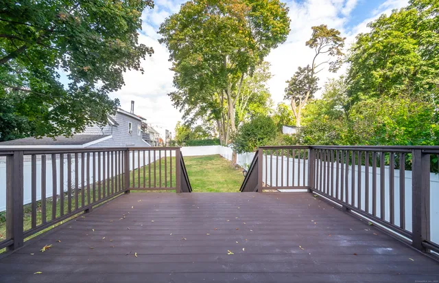 a view of outdoor space and deck