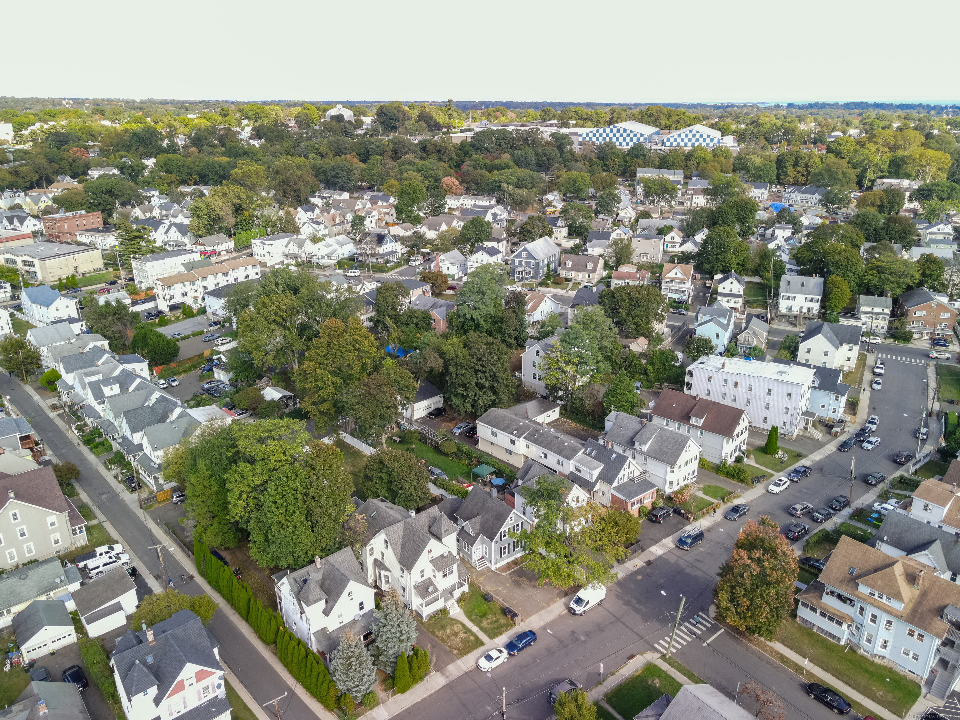 78 Warren Street Stamford, CT 06902 - Photo 38 of 40 an aerial view of residential houses with city view