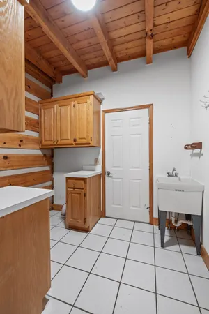 a view of closet area