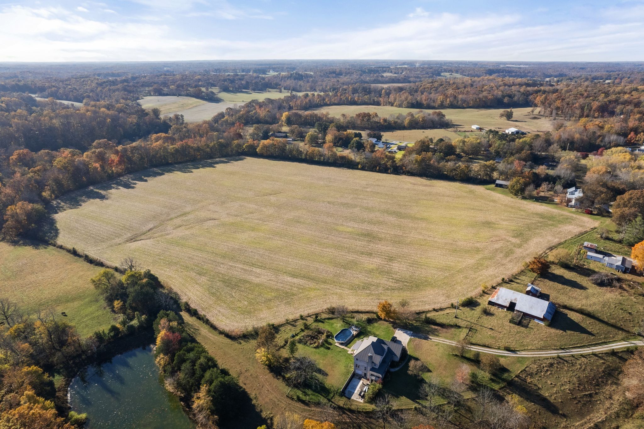 2301 Rock Creek Road Estill Springs, TN 37330 - Photo 61 of 65 an aerial view of residential houses with outdoor space