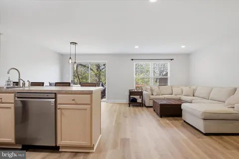 a living room with furniture and window