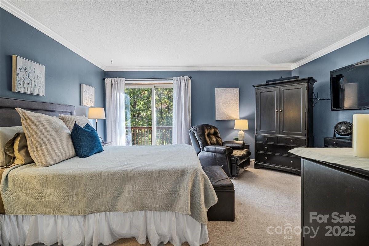 5084 Mariana Court Tega Cay, SC 29708 - Photo 16 of 33 a bedroom with a bed couch tv and a window