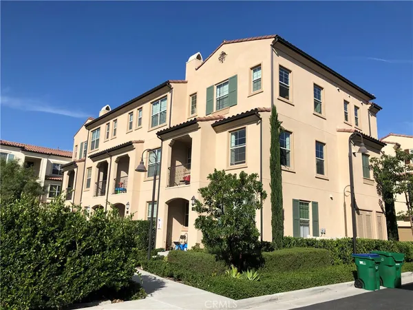 a front view of a building