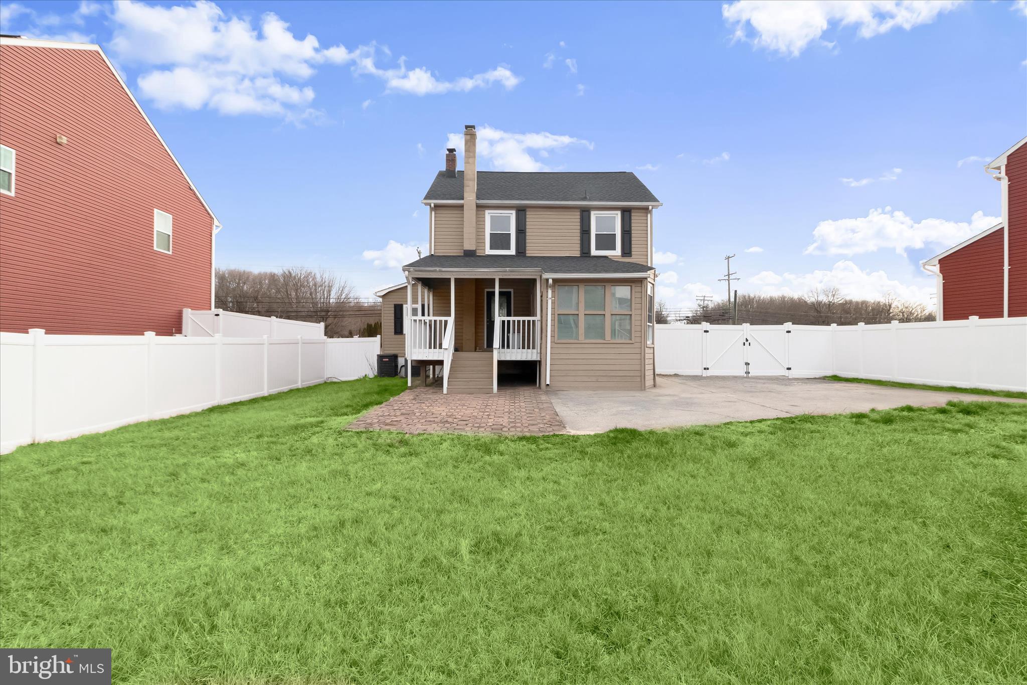 338 Back River Neck Road Essex, MD 21221 - Photo 59 of 66 Fenced Rear Lawn