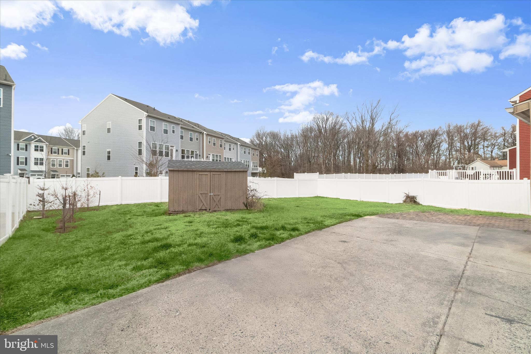 338 Back River Neck Road Essex, MD 21221 - Photo 61 of 66 Fenced Rear Lawn with Shed