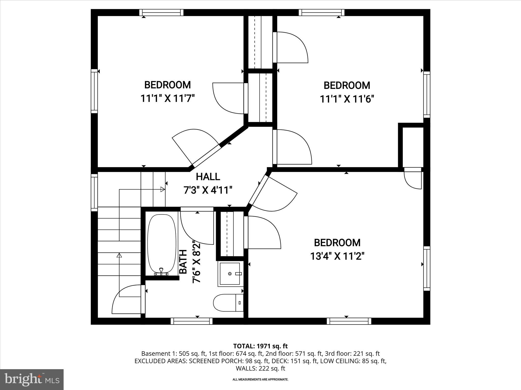 338 Back River Neck Road Essex, MD 21221 - Photo 63 of 66 Upper Level Floor Plan