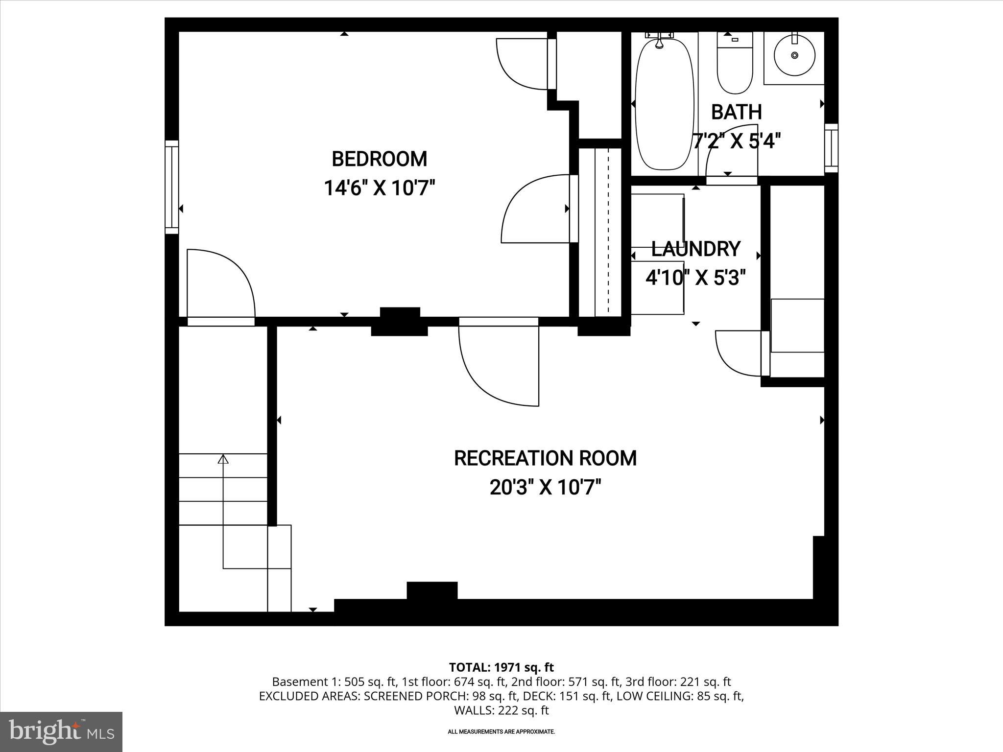 338 Back River Neck Road Essex, MD 21221 - Photo 65 of 66 Lower Level Floor Plan