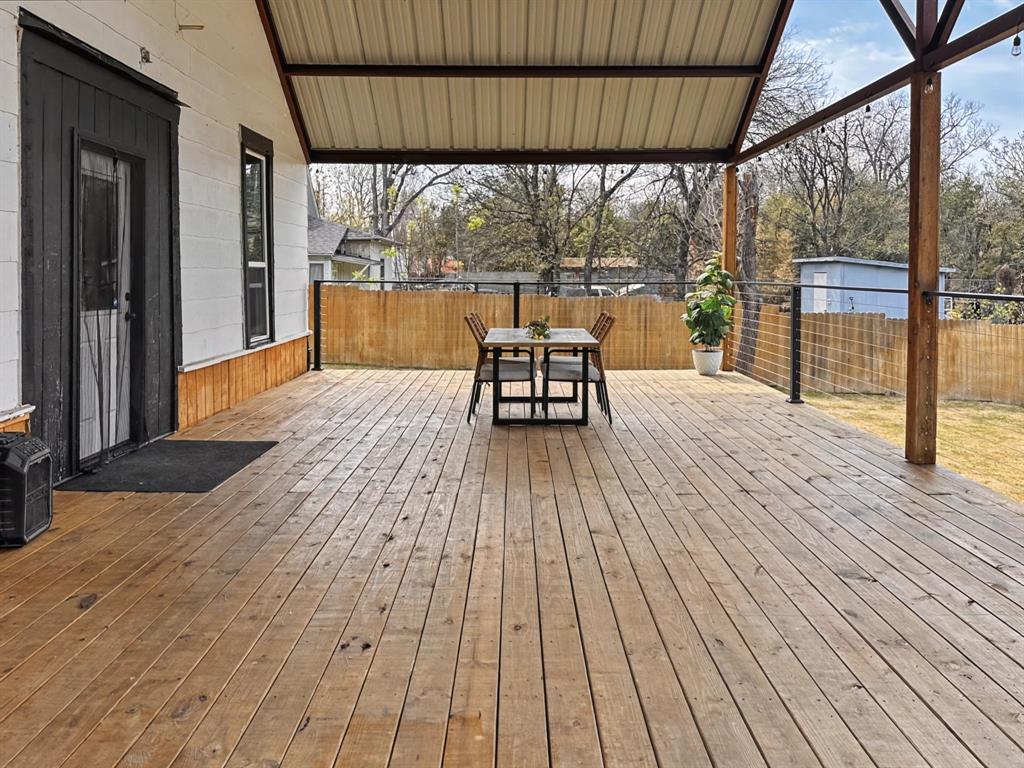 1517 Cumberland Avenue Waco, TX 76708 - Photo 22 of 30 a view of a patio with wooden floor