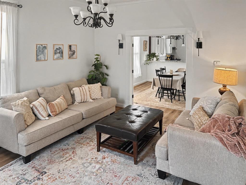1517 Cumberland Avenue Waco, TX 76708 - Photo 5 of 30 a living room with furniture a rug and a table