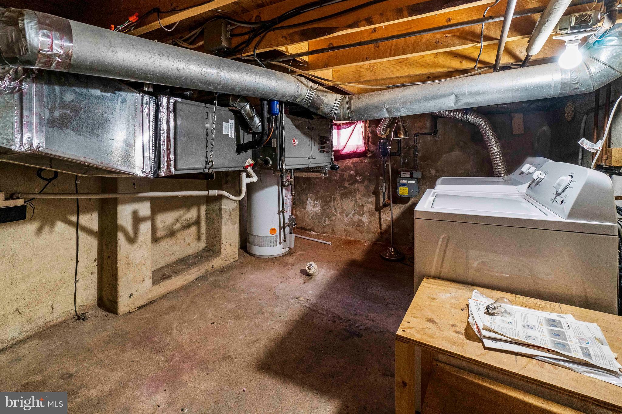 1434 Cooksie Street Baltimore, MD 21230 - Photo 26 of 30 Unfinished Basement With Laundry