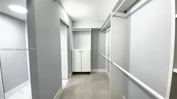 a view of hallway with stairs
