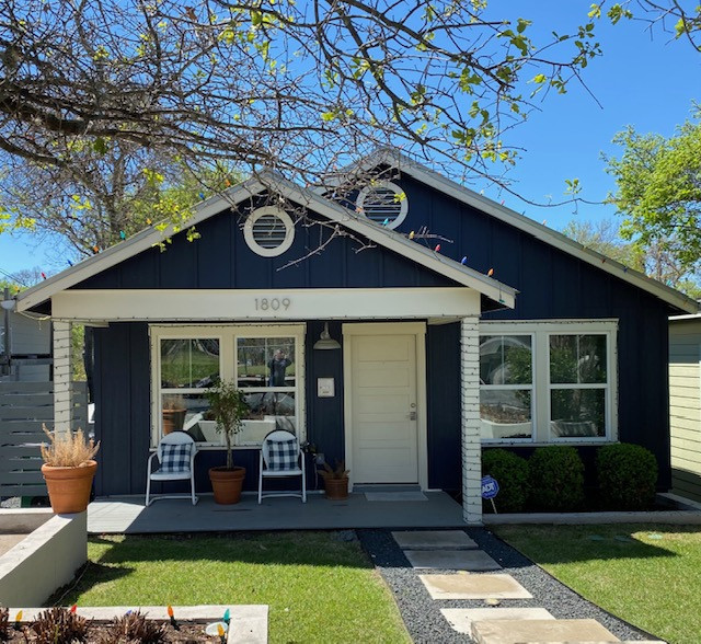 1809 West 10th Street Austin, TX 78703 - Photo 1 of 31 a front view of a house with garden