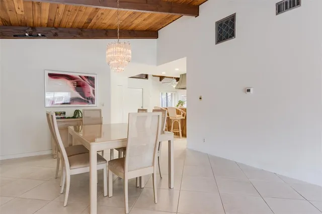 a view of a room with furniture