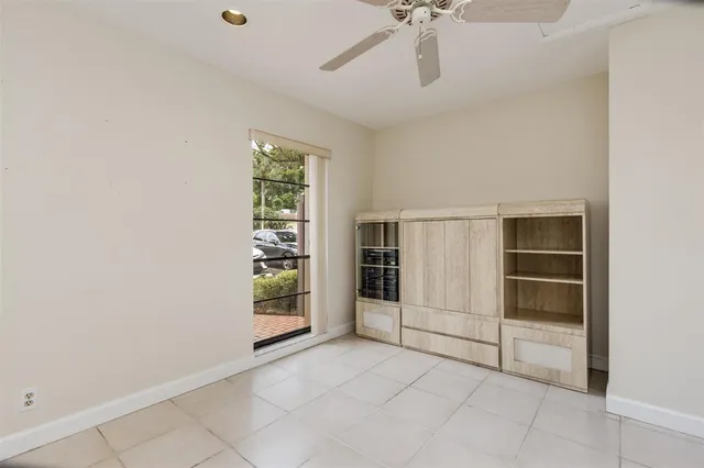 a view of a wooden fence