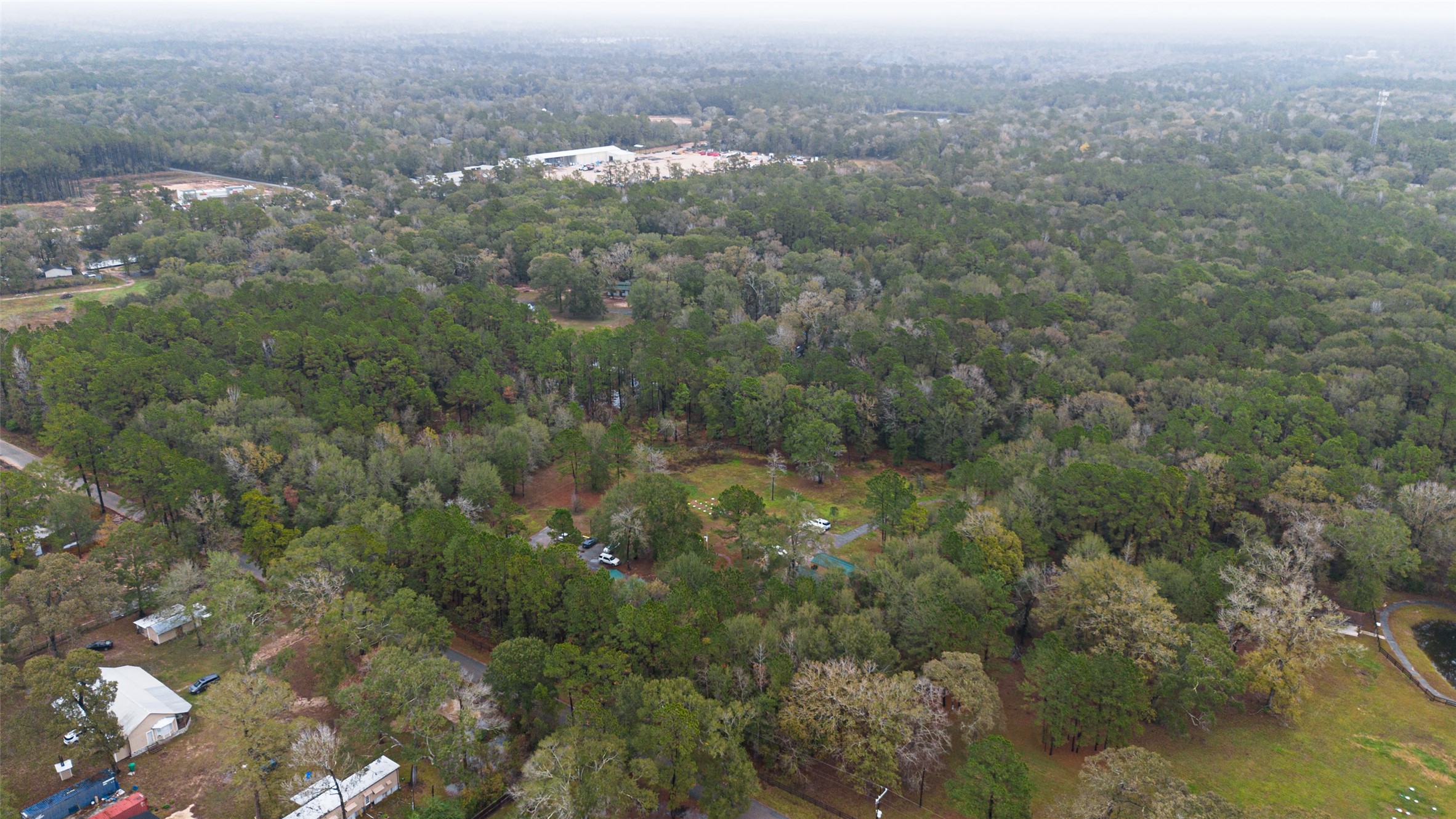 11497 Coon Hollow Road Conroe, TX 77306 - Photo 35 of 45 a view of a city with lush green forest