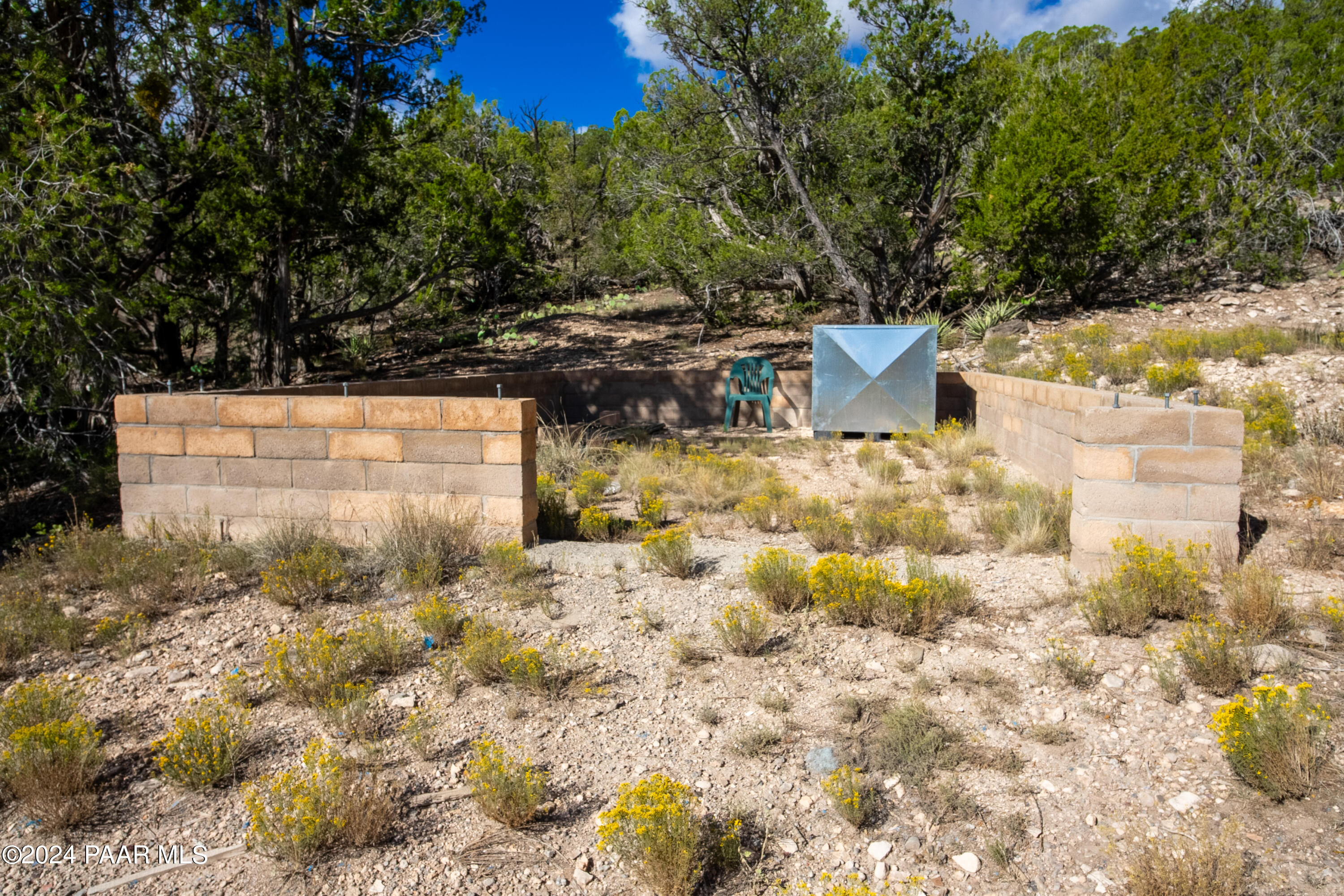 887 North Whiskey Way Seligman, AZ 86337 - Photo 18 of 36 a view of yard covered with snow in outdoor space