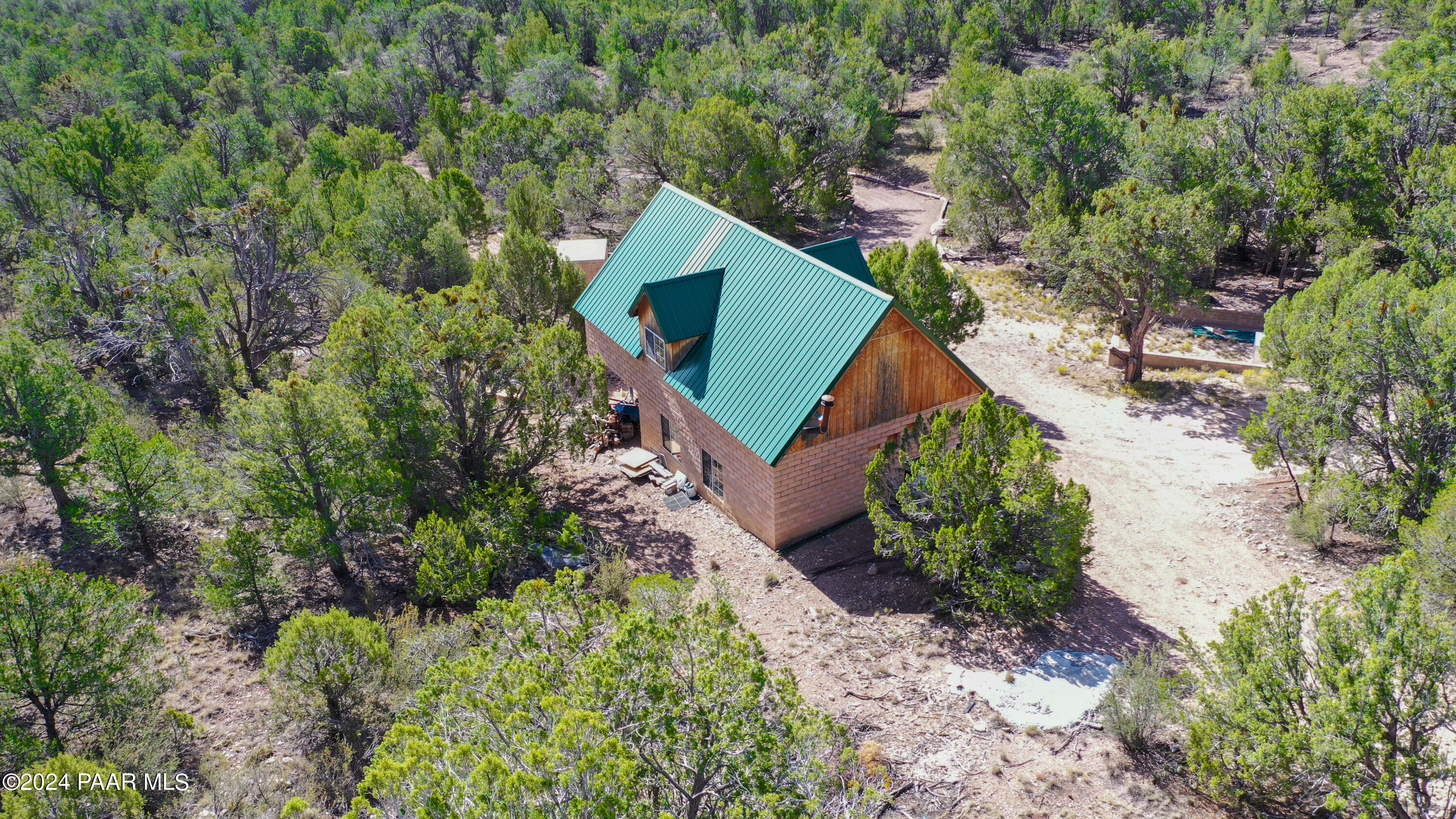 887 North Whiskey Way Seligman, AZ 86337 - Photo 25 of 36 an aerial view of a house