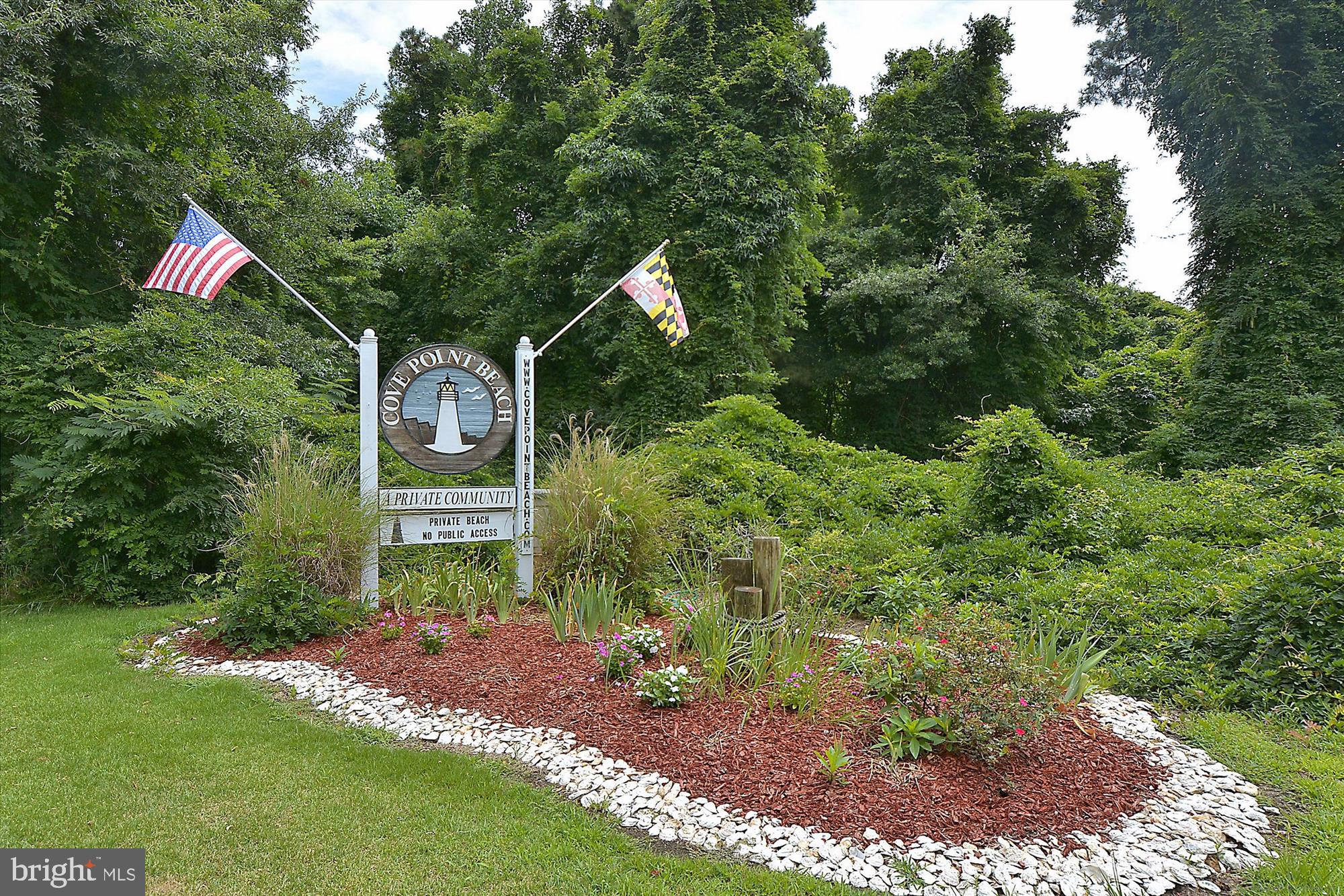 12610 Little Lane Lusby, MD 20657 - Photo 63 of 68 Cove Point Beach Sign
