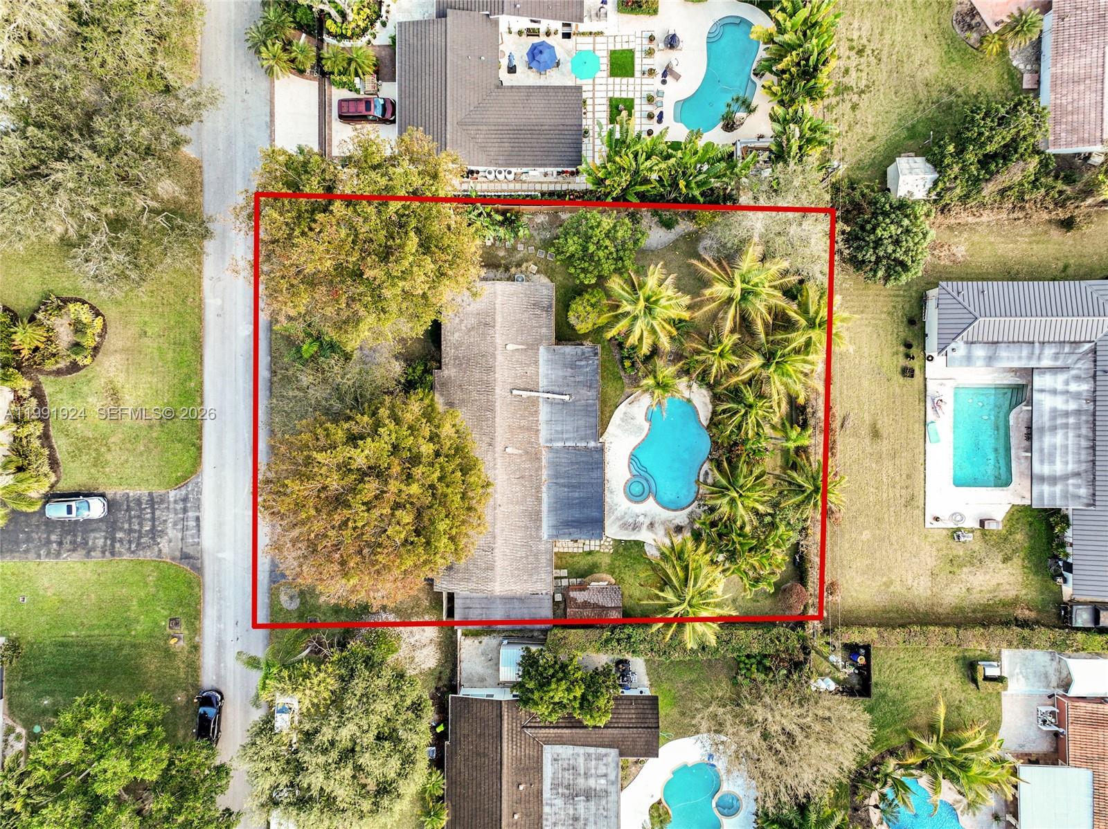 8250 Southwest 95th Street Miami, FL 33156 - Photo 20 of 21 an aerial view of a house