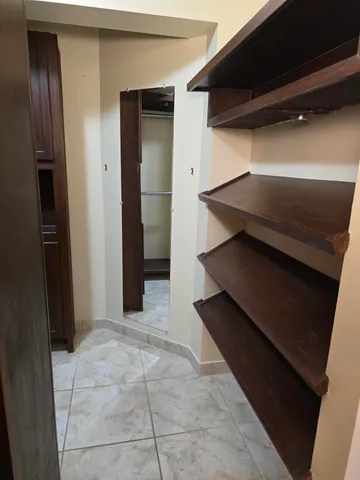 a view of closet area