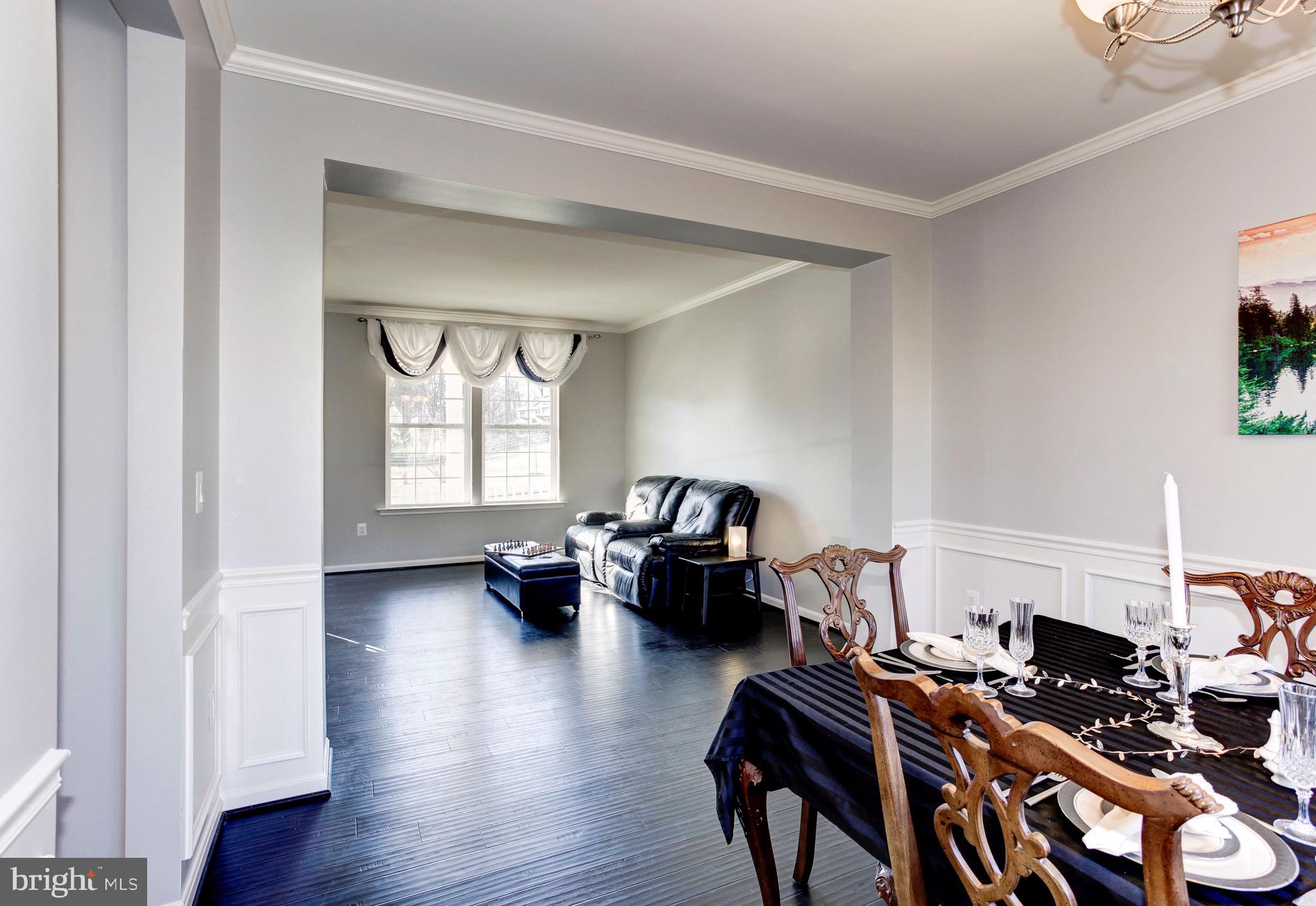 5952 Hunter Crest Road Woodbridge, VA 22193 - Photo 6 of 44 Dining Room with hardwood flooring