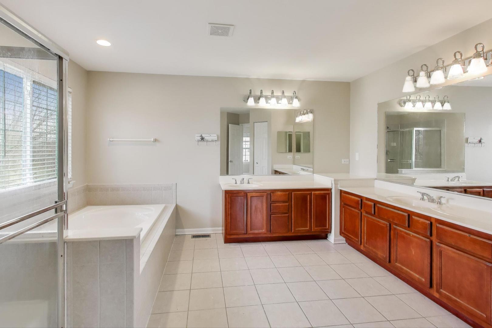 9699 Fairfield Road Huntley, IL 60142 - Photo 30 of 59 a large bathroom with a large tub and sink
