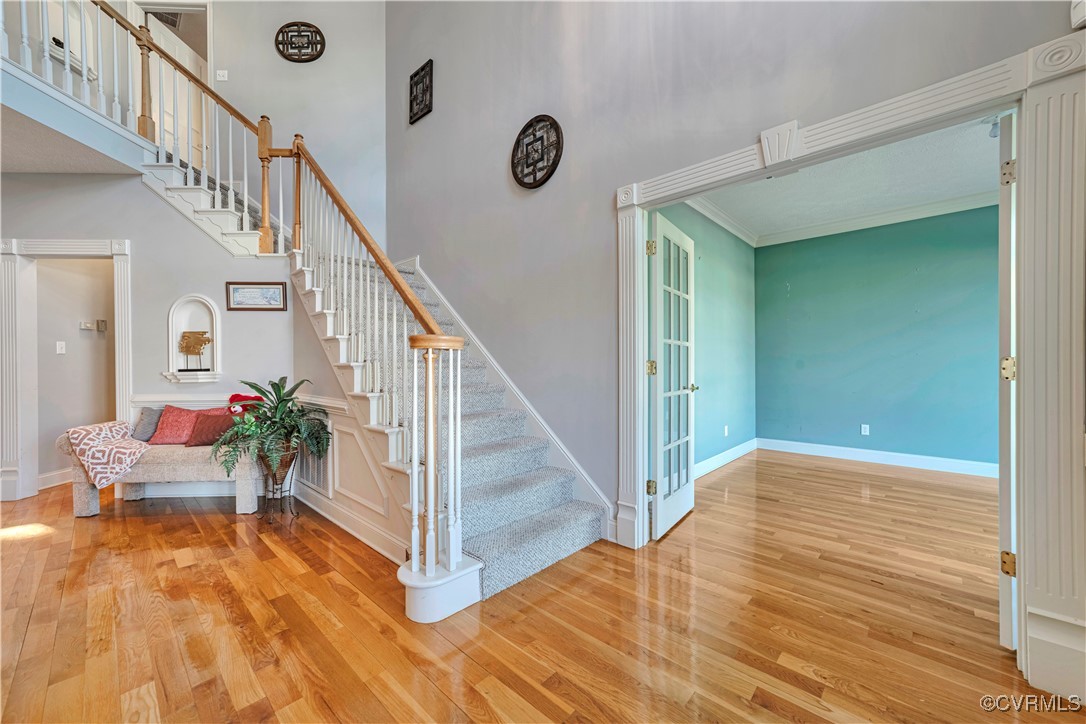 5000 Faraday Drive Chester, VA 23831 - Photo 6 of 40 a view of an entryway with wooden floor