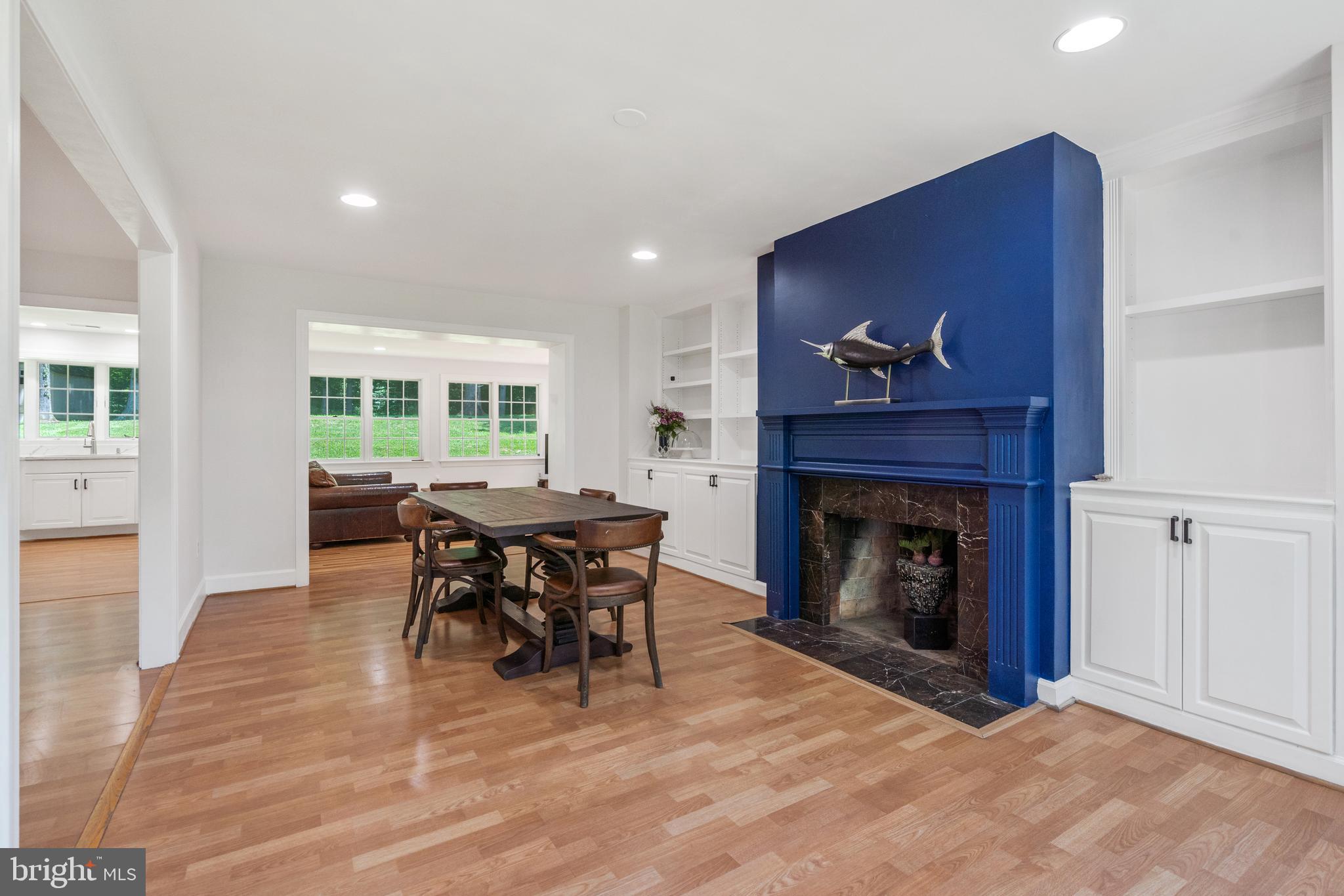 10418 Adel Road Oakton, VA 22124 - Photo 7 of 51 Large Dining Room w/fireplace