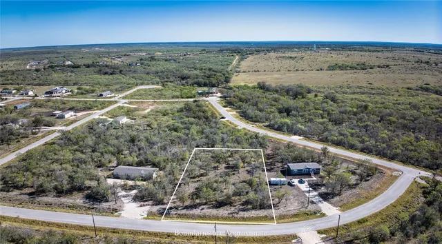 a view of a large trees with an outdoor space
